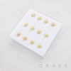 DIMENSIONAL STAR POLISH 316L SURGICAL STEEL L-SHAPE NOSE BOX
